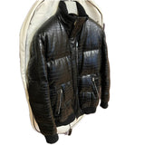 $300K HERMES Crocodile Pororus Jacket 50 detachable Ermine fur lining