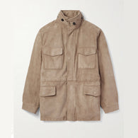 Loro Piana Traveller Jacket 54 Lowered Suede