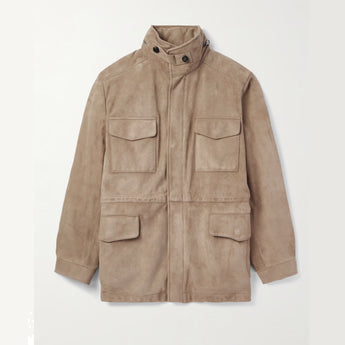 Loro Piana Traveller Jacket 54 Lowered Suede