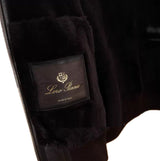 $12K Loro Piana L Leather Shearling Bomber Jacket "Peter"