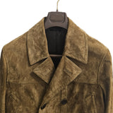 $9K TOM FORD 48 Double-Breasted Suede Jacket SS 2025