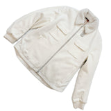 $7,400 Sweater Overshirt XL Cashmere - Shearling - Suede-trim,  Snow White