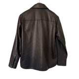 $9K Bruno Overshirt Vintage S Plongé Leather Shirt Jacket