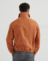 $7,100 Brunello Cucinelli M Country Suede Outerwear jacket