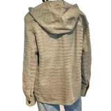 $110K HERMES Crocodile Hooded Jacket 50