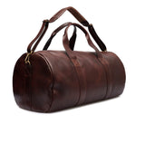 $5,300 Brunello Cucinelli Weekend Logo-Print Leather Duffle Bag