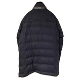 Cashmere Quilted Down Jacket 58 Removable Beaver fur Collar
