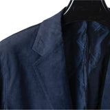 $10K Blazer Calfskin 56 Navy Blue
