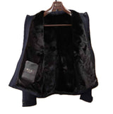$18K Holburn Bomber Shirt L  Stretched Virgin Wool  Mink fur-lined