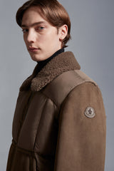 Moncler Gers Leather Down Jacket size 3 (50 IT)