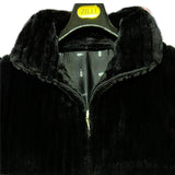 $40K  NIRVANA Black Beaver fur Coat 58