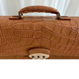 BRIONI  Crocodile Briefcase