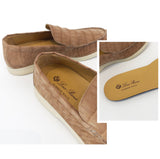 $11,450 Summer Walk Loafer 43 Alligator Nubuck - Umber