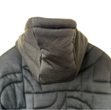 $4,500 HERMES "Maillons 3D" Quilted Sweater L FW2025 Navy Blue