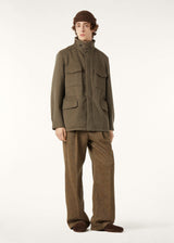 $6,850 LORO PIANA 52 Traveller Field Jacket Cashmere Storm System® Warm Tobacco Latte