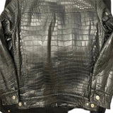 $140K STEFANO RICCI 50 Alligator Bomber Jacket