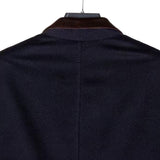 +$40K Rodano Coat Vicuna 54 (Fits larger as 56/XXL) Navy blue