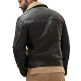 +$11K BRUNELLO CUCINELLI M Biker Leather Jacket Dark Brown