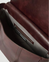 $7,100 Brunello Cucinelli Calfskin Suit Carrier garment Burgundy (C8457)