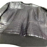 $125K HERMES Crocodile Multi-Zip Black Jumper 48