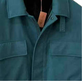 $21K Holburn Bomber Shirt M, L Stretched Virgin Wool Blackglama® Mink fur-lined