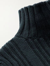 $2,900 Turtleneck Amberg 48 Baby Cashmere Ocean Depths Melange