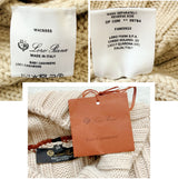 $2,900 Turtleneck Amberg 50 Baby Cashmere Natural Melange