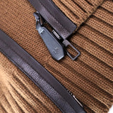$6,850 Albury Knit BomberJacket 50 Virgin Wool FW2025