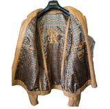 $36K STEFANO RICCI 56 Crocodile & Lambskin leather blouson