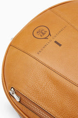 $3,300 Brunello Cucinelli logo-print Grained Leather Tennis Racket Cover