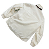 $7,400 Sweater Overshirt XL Cashmere - Shearling - Suede-trim,  Snow White