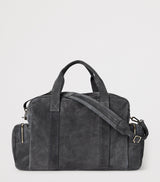 $5,950 Brunello Cucinelli Gray Suede Leisure Bag