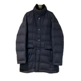 +S11K STEFANO RICCI Cashmere Quilted Down Jacket 58 Removable Beaver fur Collar