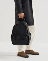 $4,950 Brunello Cucinelli Grained calfskin travel  backpack Black (C101)