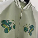 Pixelated Dragon Varsity Jacket 50 By PHARRELL WILLIAMS - Collector!
