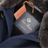 $15K Carnaby Carcoat S, L Cashmere & Castorino fur Storm System®