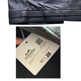 $35K HERMES Blouson 54 Twin Agneau Gomme / Alligator Marine FW2025!