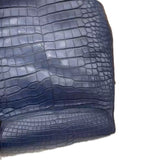 $100K Hermes CityBack 27 Bleu Alligator Backpack