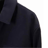 $18K Holburn Bomber Shirt L  Stretched Virgin Wool  Mink fur-lined