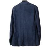 $10K Blazer Calfskin 56 Navy Blue