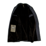 $37K Handmade Coat 48  Nubuck Mink fur-lined