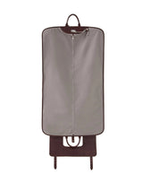 $7,100 Brunello Cucinelli Calfskin Suit Carrier garment Burgundy (C8457)