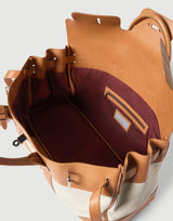 $6,300  Brunello Cucinelli Grained calfskin and cowhide country bag