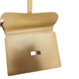 $10,700 HERMES Sac a depeches light 1-37 briefcase Gold Togo calfskin