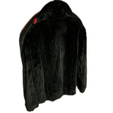 $40K  NIRVANA Black Beaver fur Coat 58