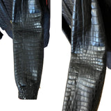 $125K IODE Black Crocodile Porosus Jacket 52