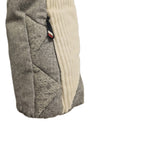 Moncler Grenoble Sedrun Patchwork-Quilted Wool Short Down Jacket Size 3 (50 IT)