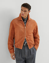 $7,100 Brunello Cucinelli M Country Suede Outerwear jacket