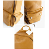 $4,500 Cowhide travel backpack Cognac (C001)
