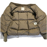 Moncler Gers Leather Down Jacket size 3 (50 IT)
